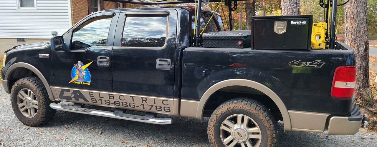 C&A Electrical Service Truck